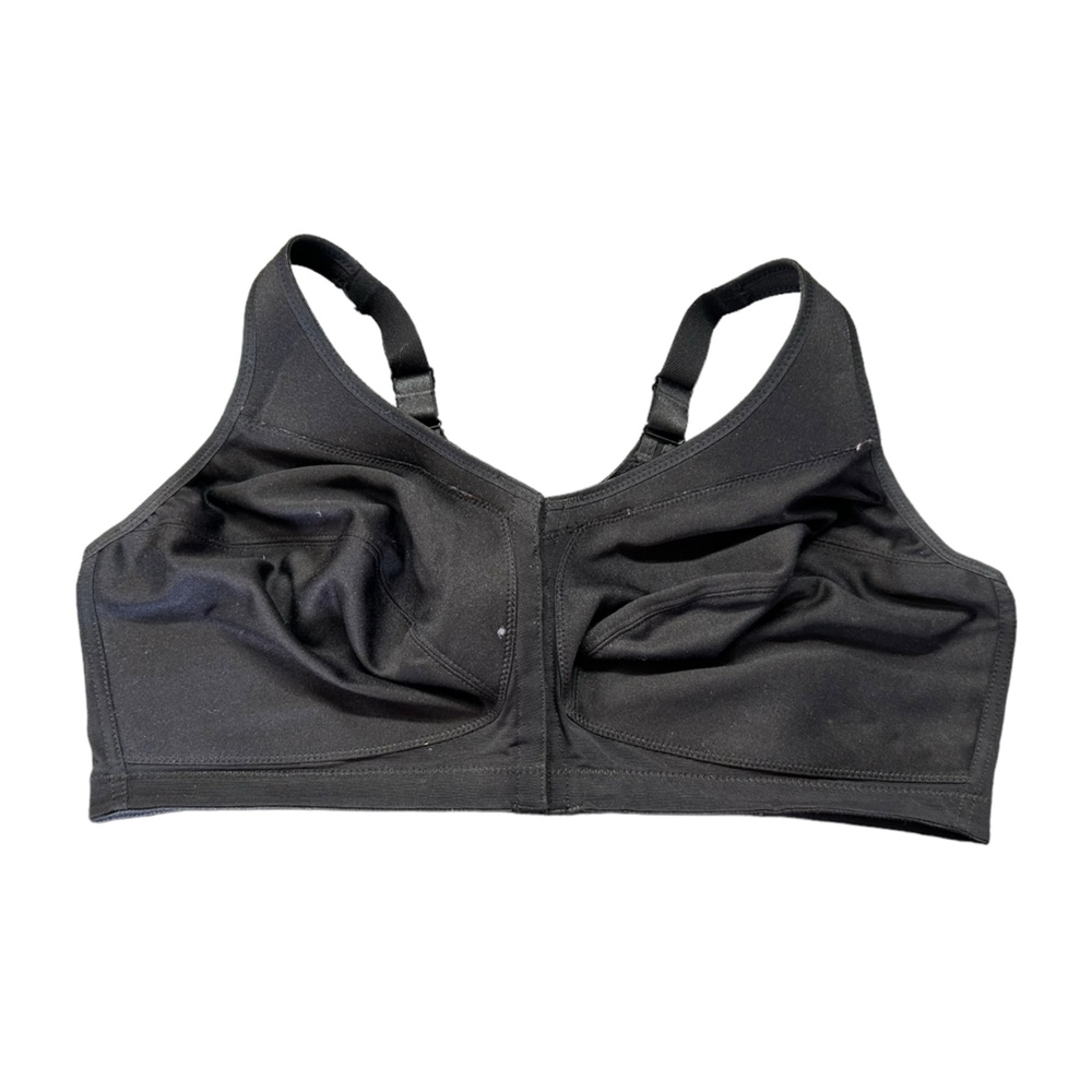 GLAMORISE womens full figure full bust 50C wirefree front closure racerback bra